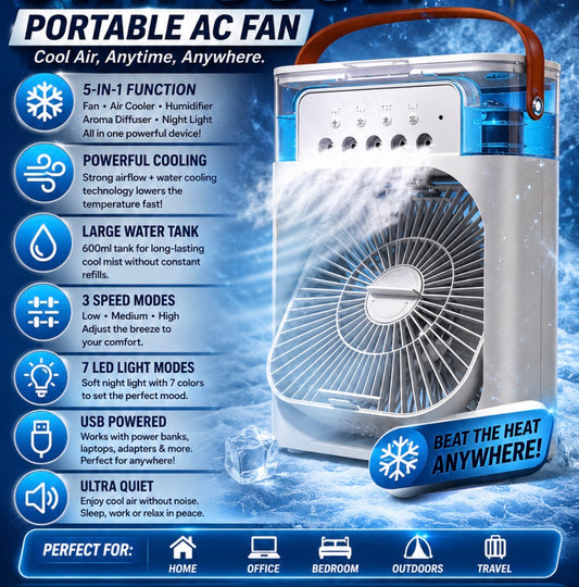 Fan AIr Conditioner Portable Humidifier