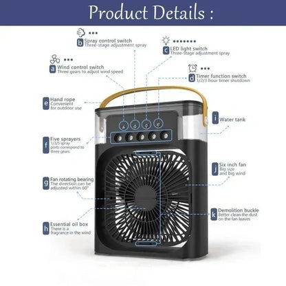 Fan AIr Conditioner Portable Humidifier